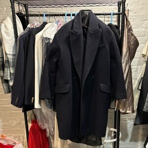 & Other Stories Navy Pea Coat